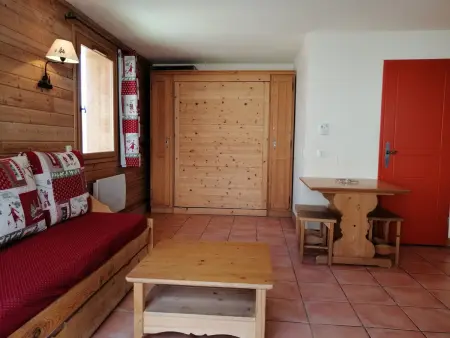 Studio 28m² montagne Pra-Loup avec balcon ouest : photo 3