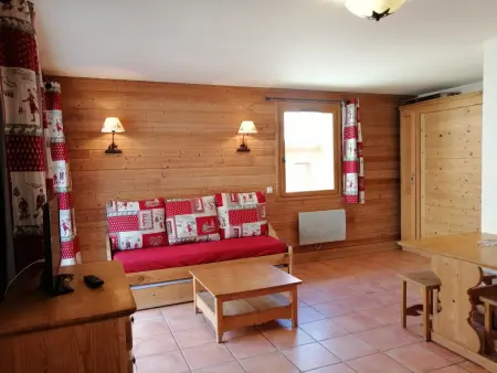 Studio 28m² montagne Pra-Loup avec balcon ouest : photo 5