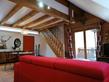 Duplex 65m² rénové à Pra-Loup, balcon et parking : photo 9