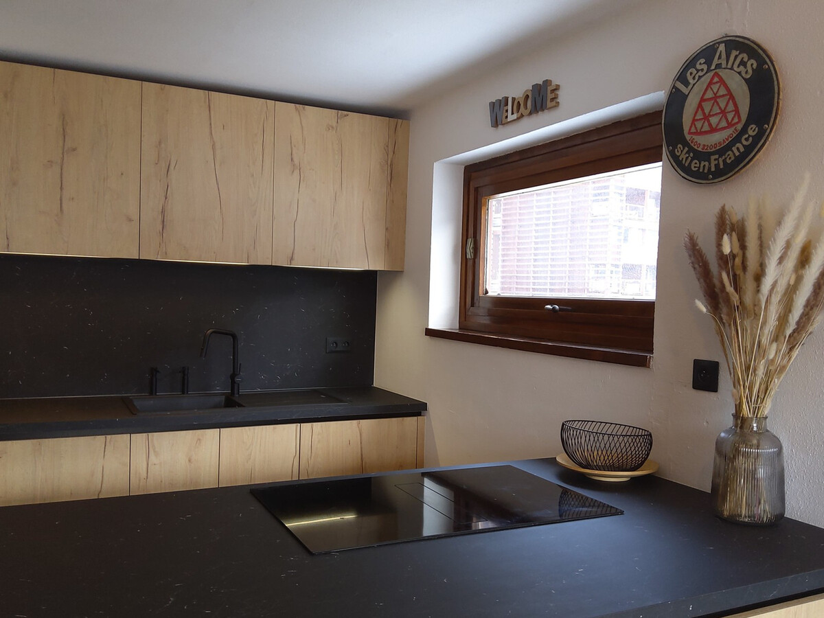 Appartement confortable 3 pièces, 6 pers, Arc 1600, proche pistes - Photo 9