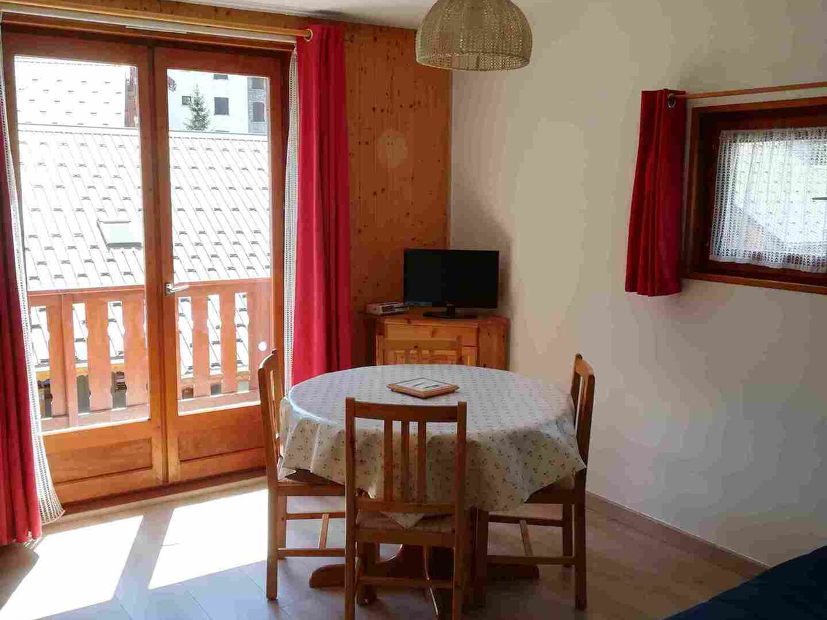 Studio Cabine Sud 5 pers, Balcon, Parking – Valloire - Photo 4
