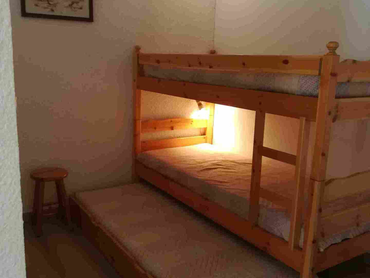 Studio Cabine Sud 5 pers, Balcon, Parking – Valloire - Photo 5