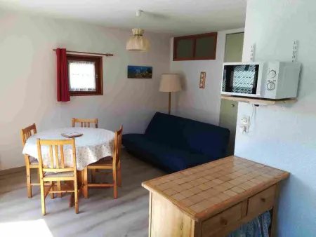 Studio Cabine Sud 5 pers, Balcon, Parking – Valloire