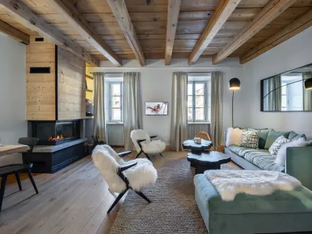 Appartement 3 ch rénové, centre Megève, à 3 min de la télécabine