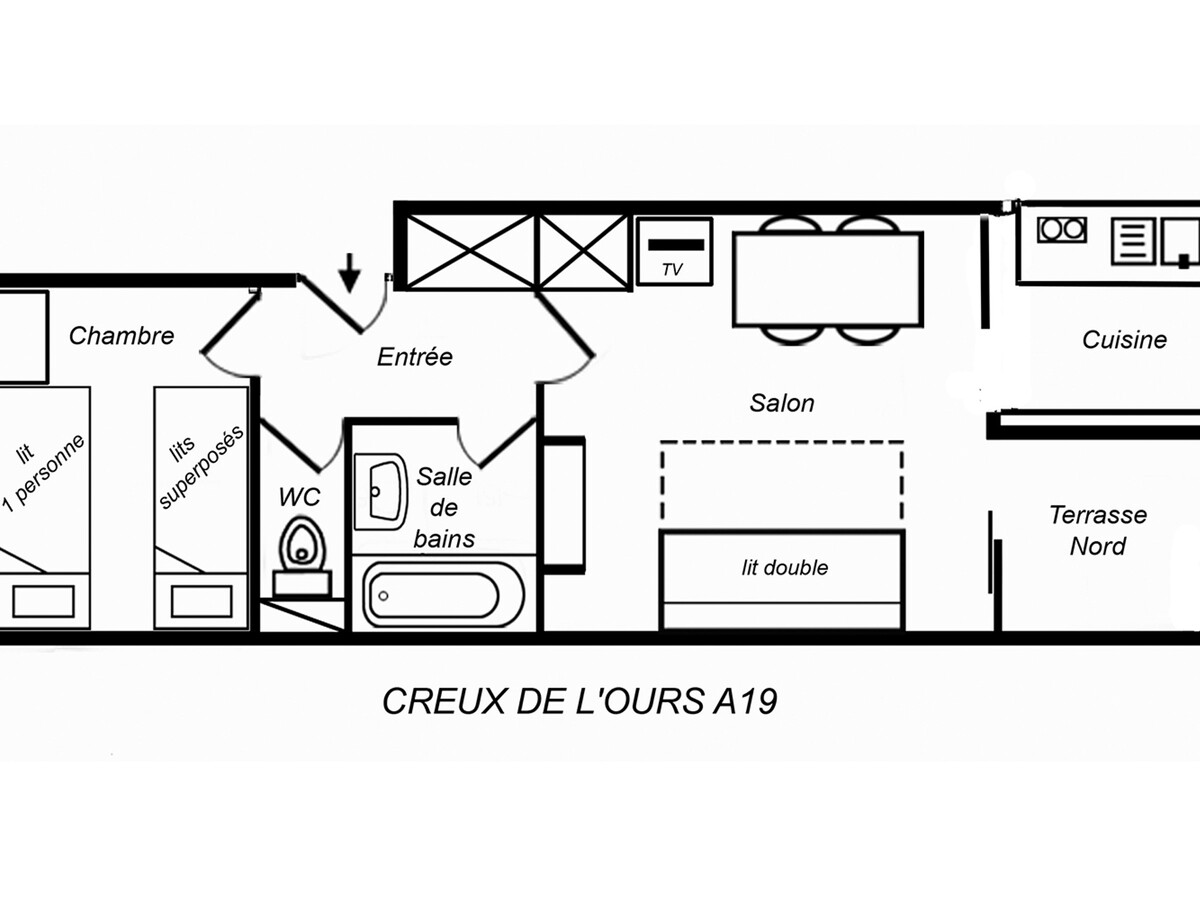 Appart 2 pièces ski aux pieds, balcon, animaux admis - Photo 8
