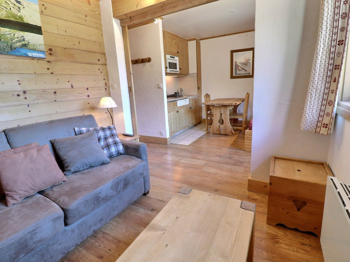 Studio 21m² Méribel - Balcon, Skis aux Pieds, Animaux OK - Photo 1