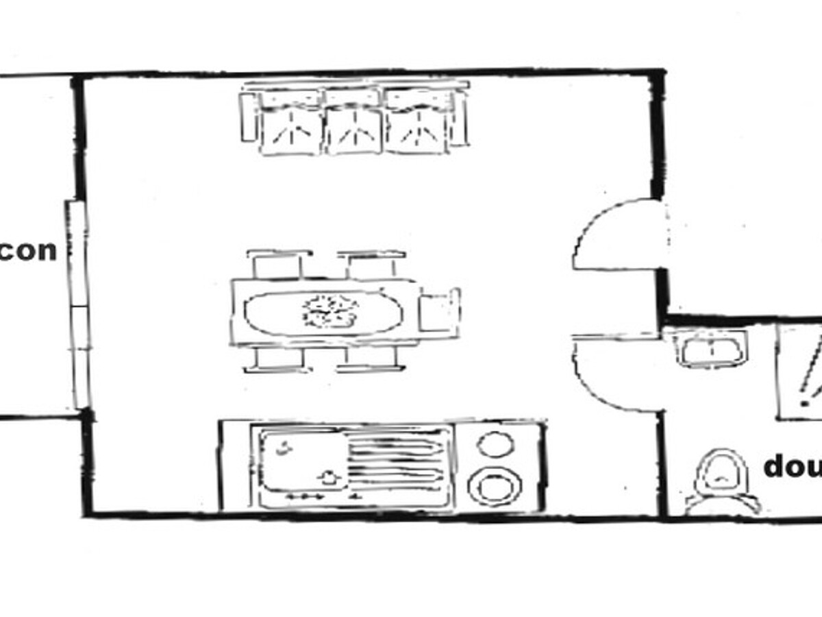 Studio 15 m² aux Saisies, balcon, 2 pers - Photo 4