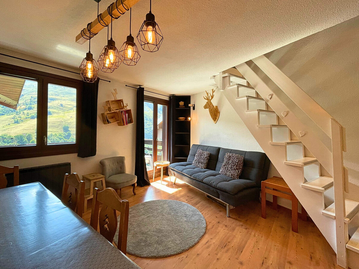 Duplex 8 pers mezzanine aux Menuires, casier skis - Photo 1