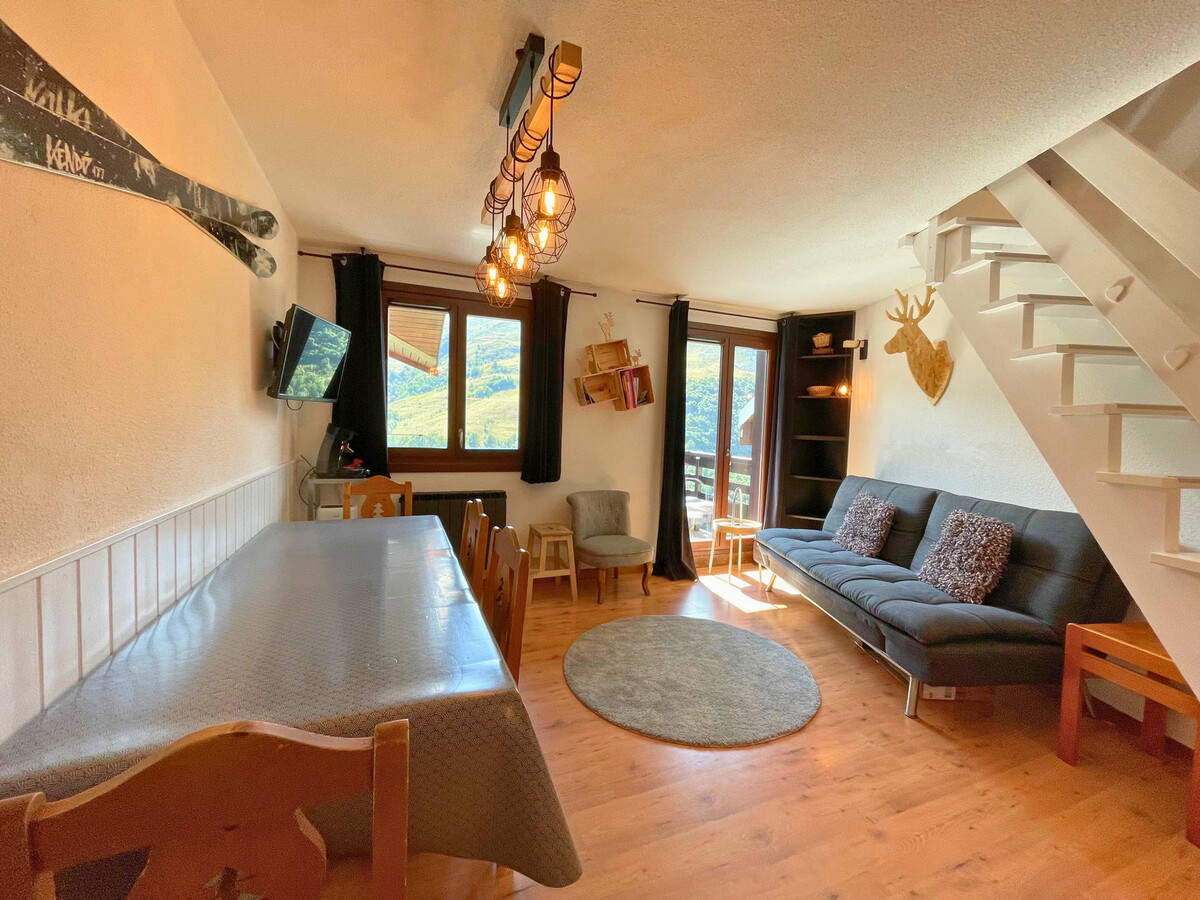 Duplex 8 pers mezzanine aux Menuires, casier skis - Photo 2