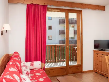Location appartement à Puy Saint Vincent, Studio 4 Pers avec Balcon et Parking, Puy-Saint-Vincent