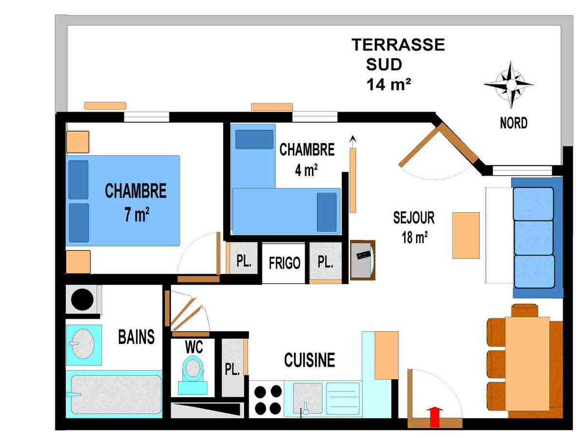 Appartement 6 pers à Lanslevillard, skis aux pieds - Photo 6