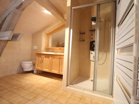 Duplex 10 pers à Lanslebourg, cheminée et balcon montagne : photo 8