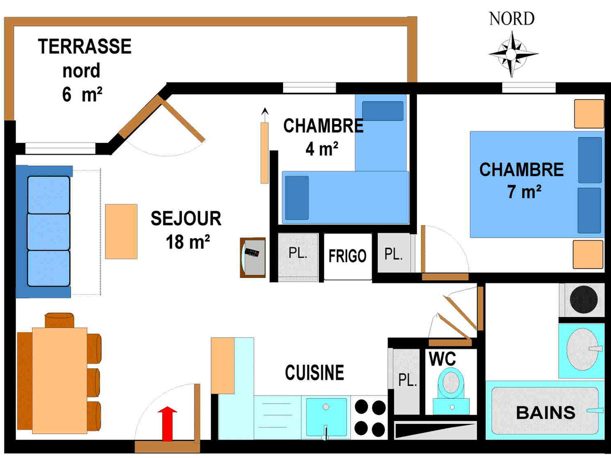 Appartement 6 pers avec parking à Lanslevillard - Photo 6