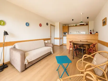 Appartement 40 m² au pied des pistes, balcon Sud