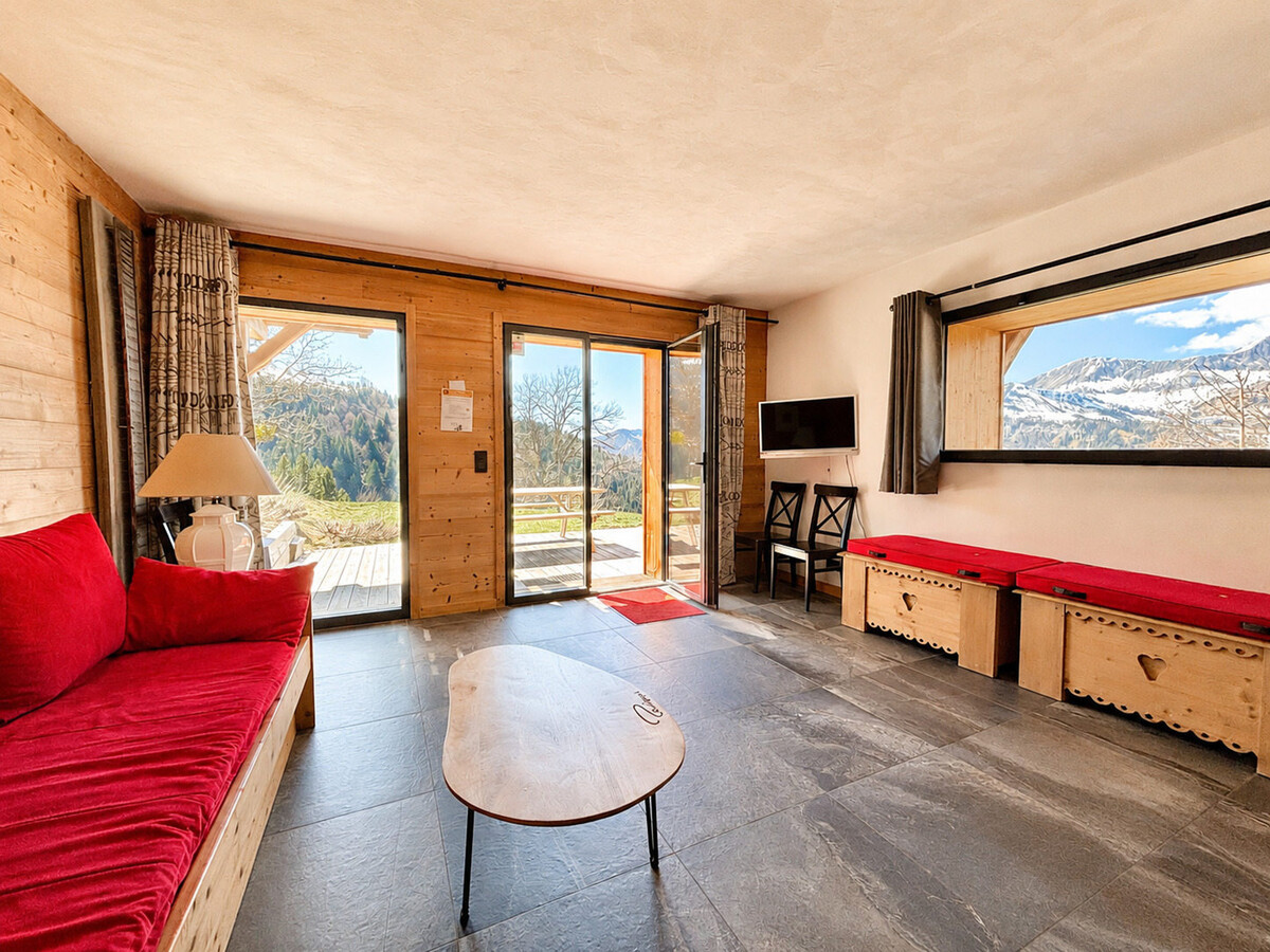 Appartement 6 pers. terrasse Sud-Ouest, vue Mont Charvin - Photo 2