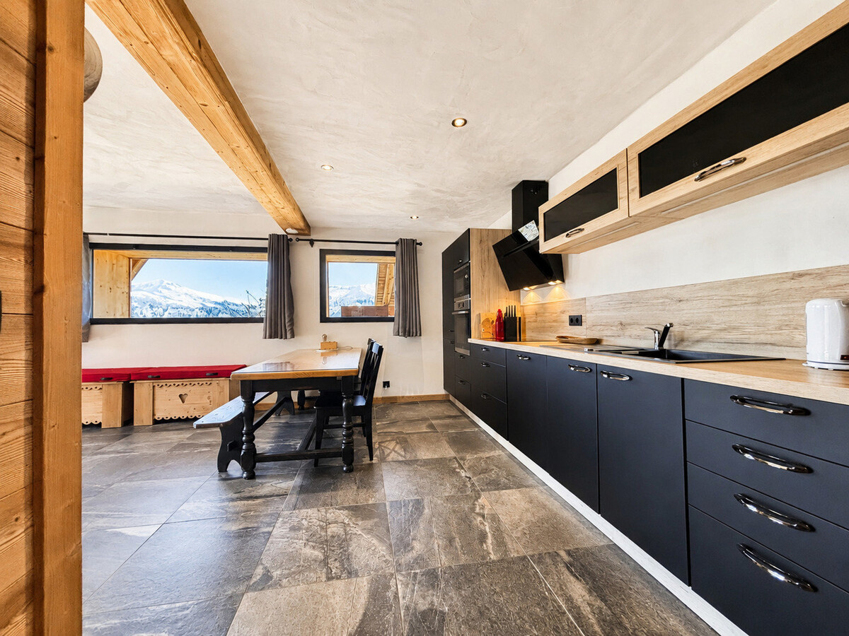Appartement 6 pers. terrasse Sud-Ouest, vue Mont Charvin - Photo 5