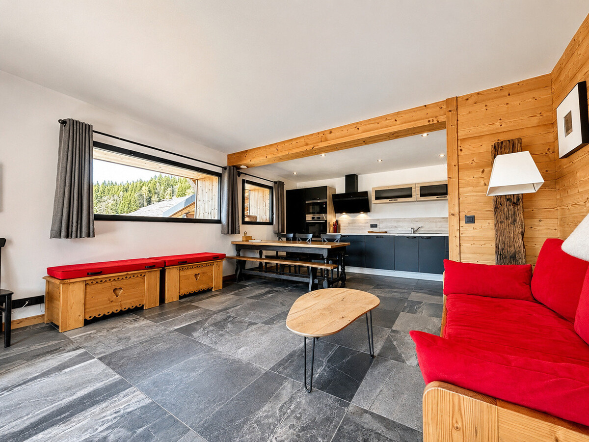 Appartement 6 pers. terrasse Sud-Ouest, vue Mont Charvin - Photo 6