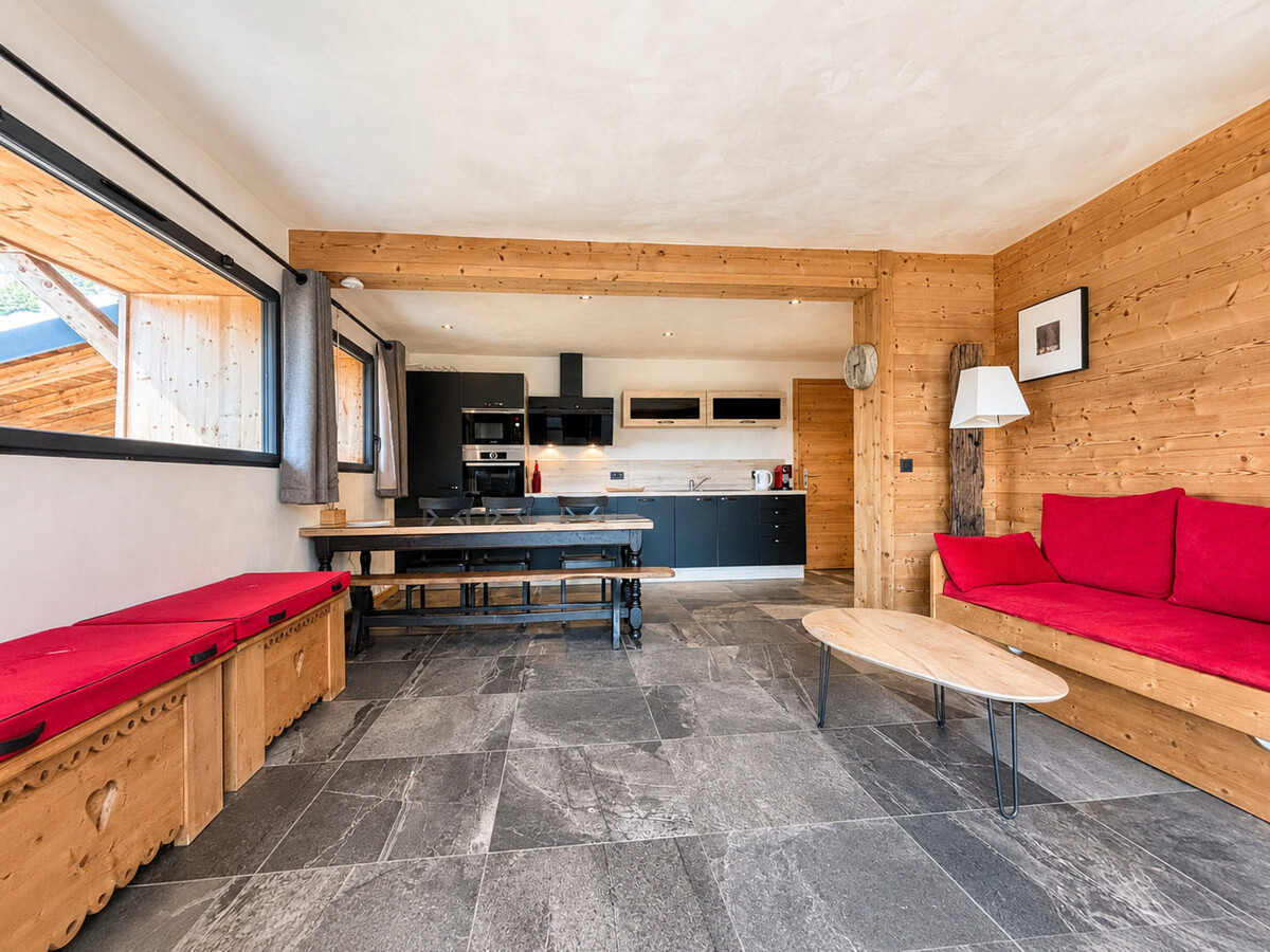 Appartement 6 pers. terrasse Sud-Ouest, vue Mont Charvin - Photo 12