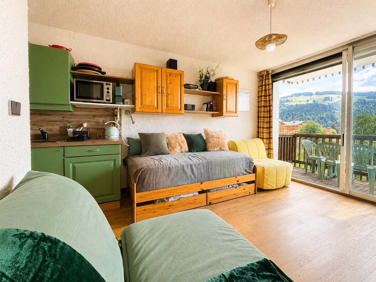 Studio skis aux pieds, balcon Sud, piscine été - Photo 11