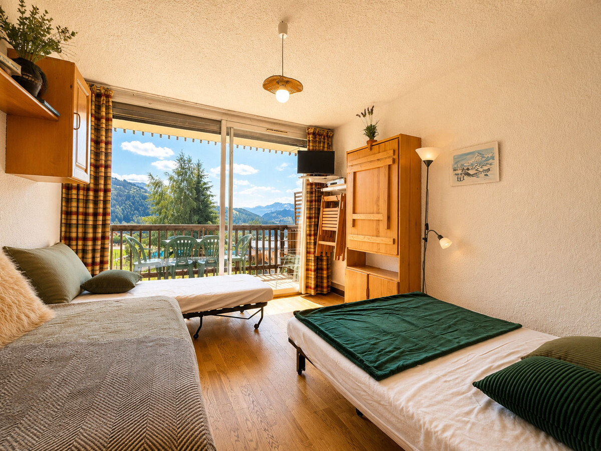 Studio skis aux pieds, balcon Sud, piscine été - Photo 12