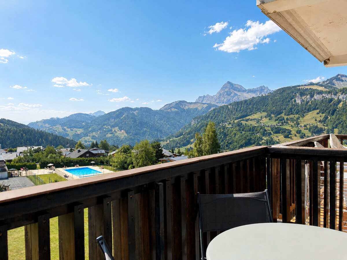Studio cabine 26m² skis aux pieds, vue Mont Charvin - Photo 1