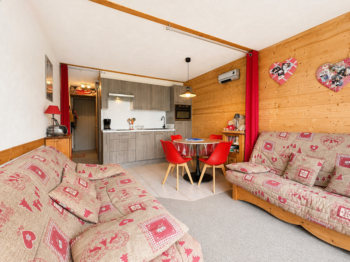 Studio cabine 26m² skis aux pieds, vue Mont Charvin - Photo 11
