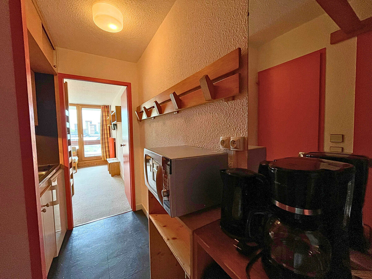 Studio 4 pers aux Menuires, balcon Sud vue pistes - Photo 4