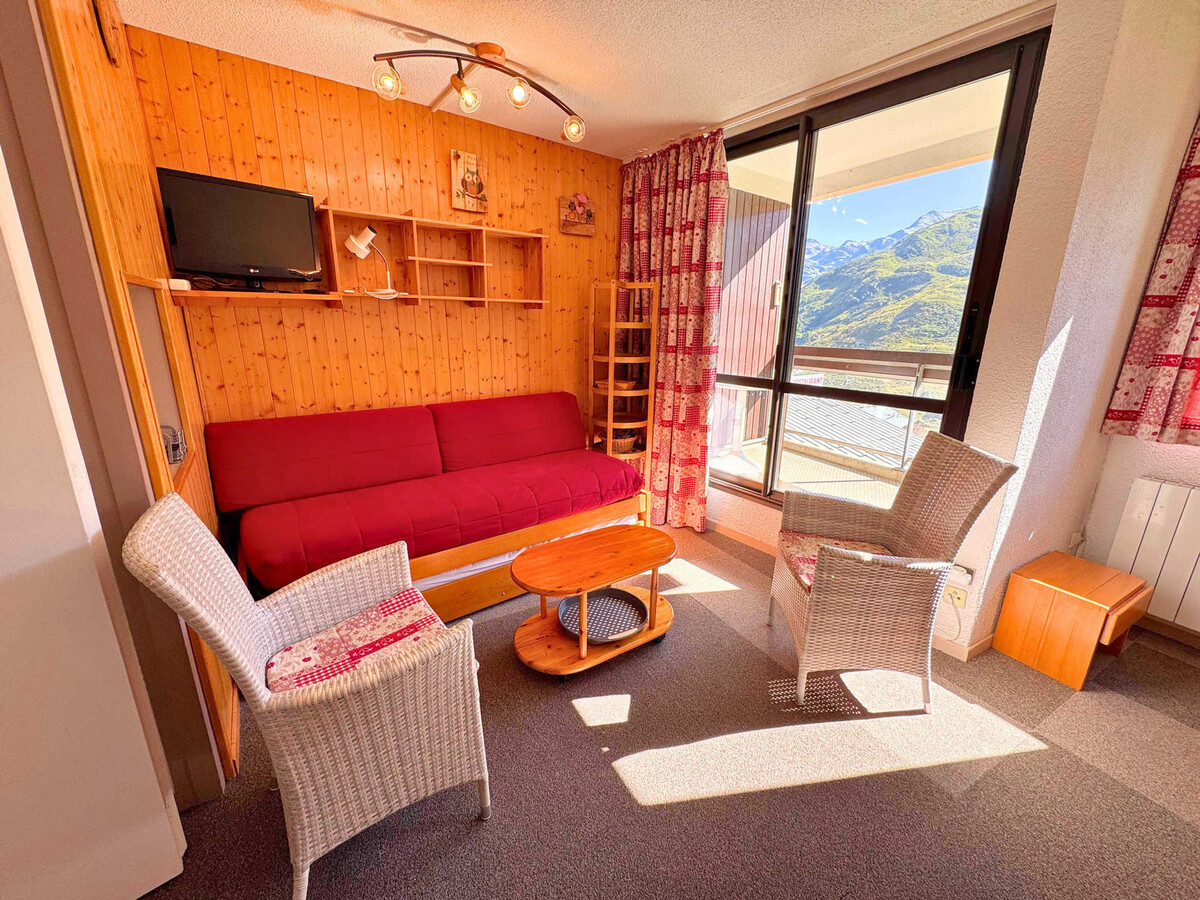 Appart 10 pers. ski-in/ski-out aux Menuires, 2 salles de bain - Photo 1
