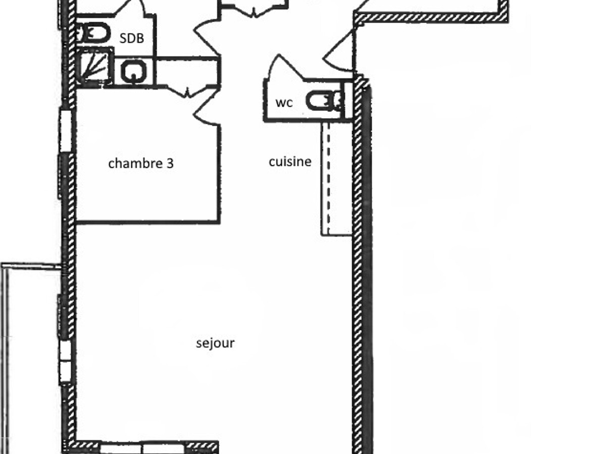 Appartement 6 pers. Les Menuires, balcon vue vallée - Photo 15