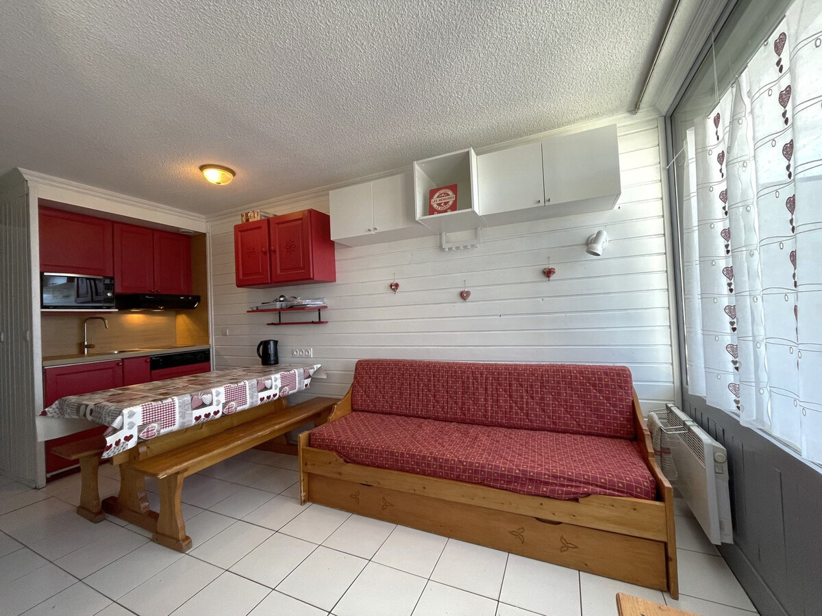 Studio 4 pers. balcon ouest aux Menuires, accès pistes - Photo 1