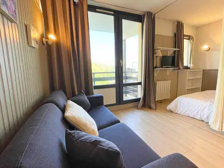 Studio 4 pers. balcon Ouest, pied des pistes aux Menuires - Photo 1