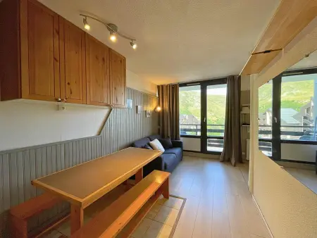 Studio 4 pers. balcon Ouest, pied des pistes aux Menuires - Photo 2