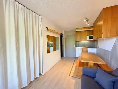 Studio 4 pers. balcon Ouest, pied des pistes aux Menuires - Photo 3
