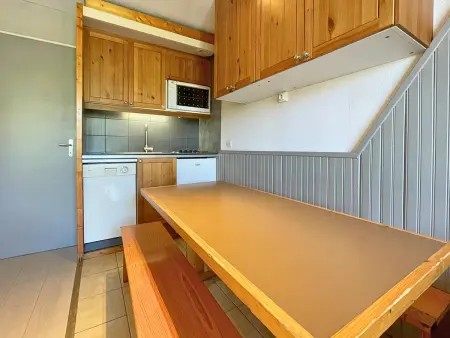Studio 4 pers. balcon Ouest, pied des pistes aux Menuires - Photo 4