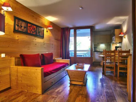 Location appartement à Brides les Bains, Studio Confort avec WiFi et Parking - 4 Pers.