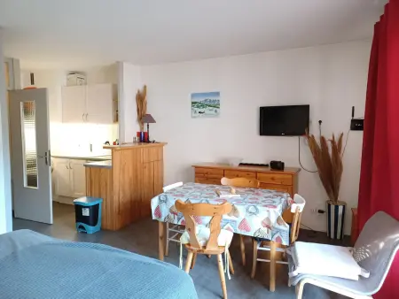 Studio 26 m² centre Brides-les-Bains, balcon et parking : photo 6