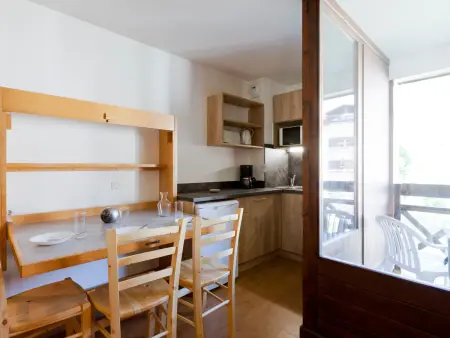 Studio 28m² montagne pour 4, balcon, parking, WIFI : photo 9