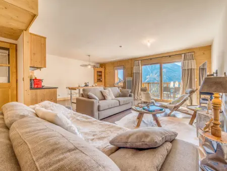 Location appartement à Champagny en Vanoise, Appartement Duplex 4* au Pied des Pistes - 3 Chambres, 8/10 Pers., WIFI, Draps Inclus