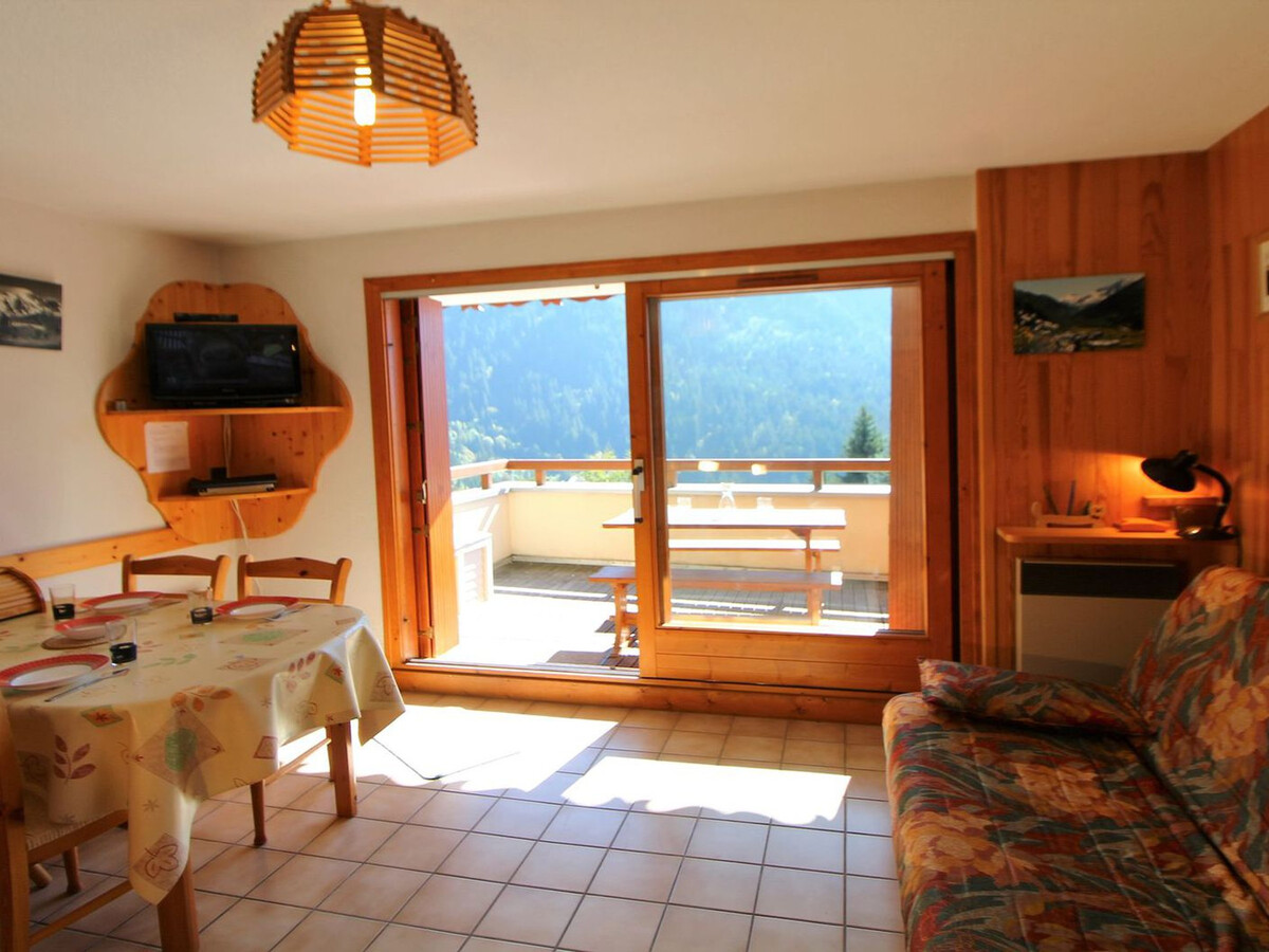 Studio Le Chardonnet 4 pers. à Champagny, balcon vue village - Photo 6