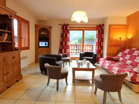 Location appartement à Champagny en Vanoise, Charmant appartement familial 8 pers, terrasse, animaux admis, Wifi