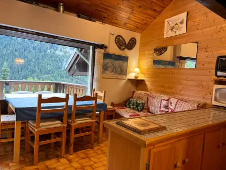 Location appartement à Champagny en Vanoise, Charmant 2 pièces mezzanine à Champagny-en-Vanoise, 5 pers, vue splendide