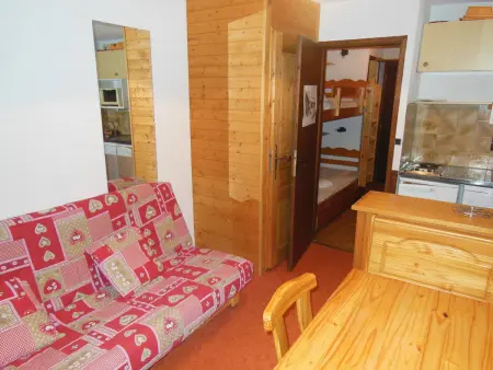 Studio 4 pers. avec balcon et vue, pieds des pistes à Champagny : photo 5