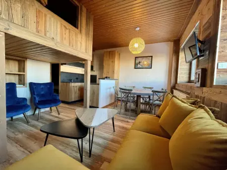 Location appartement à Courchevel 1850, T2 à Courchevel 2* accès pistes, parking, vue vallée, 4 pers.