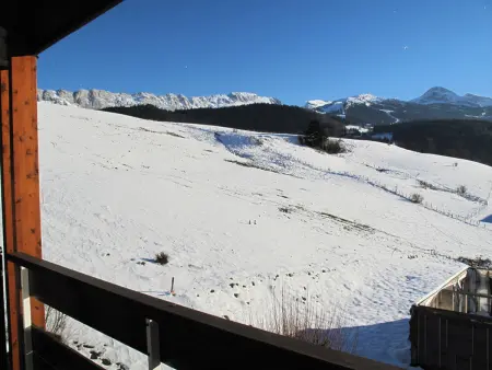 Studio cabine 33 m² vue montagnes, balcon sud à Villard-de-Lans : photo 9