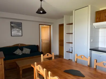 Location appartement à Peyragudes, Appartement T3 avec balcon pour 6 pers, accès direct aux pistes, navette gratuite et Spassio inclus