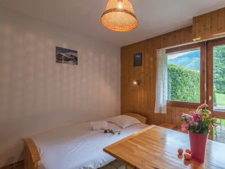 Studio 20m² Chamonix, vue Mont-Blanc, parking privé : photo 4