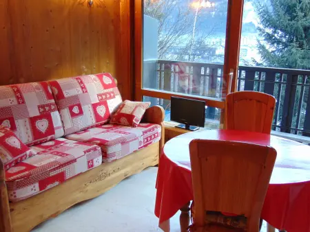 Studio 27m² Chamonix, balcon vue Mont-Blanc : photo 3
