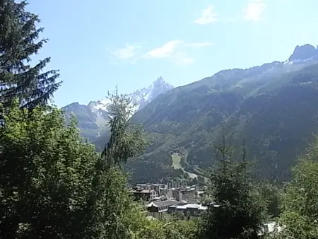Studio 27m² Chamonix, balcon vue Mont-Blanc : photo 7
