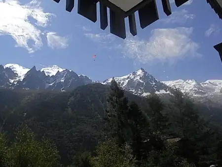 Studio 27m² Chamonix, balcon vue Mont-Blanc : photo 10