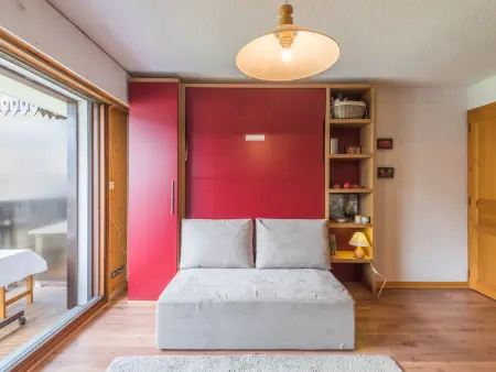 Studio 24m² balcon Sud-Ouest, vue Brévent à Chamonix : photo 3